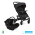 عربة سفر للاطفال من جوي بلون أسود Stroller joie muze lx