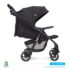 عربة سفر للاطفال من جوي بلون أسود Stroller joie muze lx