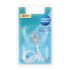 سلسلة تيتينا كانبول/ +0ش / شفاف في أبيض 1 designer pacifier clip-pacifier holder-علاقة لهاية-تيتينا كانبول-تيتينا بابلز حديثي الولادة-soother clips