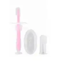 Soft Silicone Toothbrush-فرش الاسنان للاطفال طقم فرشتين ناعمتين للعناية بلثة الرضع والأسنان الأولى أثناء التسنين-silicone brush for teeth-افضل فرشاة اسنان للاطفال-سعر فرشاة اسنان سيليكون للاطفال-فراشي اسنان للاطفال-فرشاة أسنان للاطفال الرضع